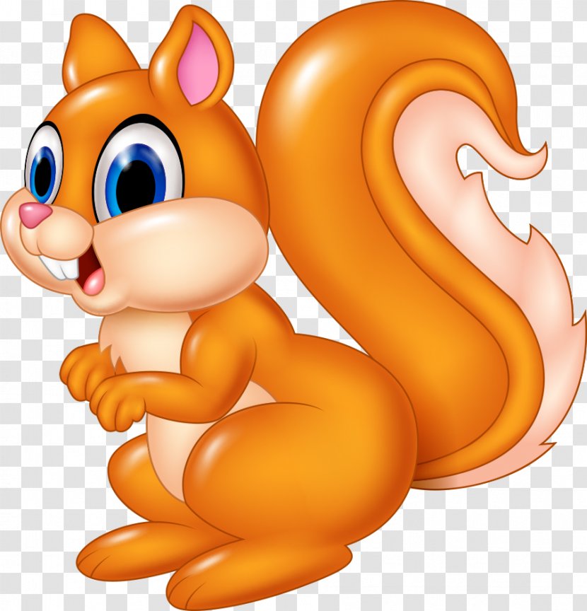 Squirrel Chipmunk Rodent Cartoon - Stock Footage - Cute Transparent PNG