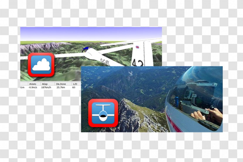 Glider Pilot Shop Computer Software Aircraft Display Advertising - Multimedia - License Transparent PNG