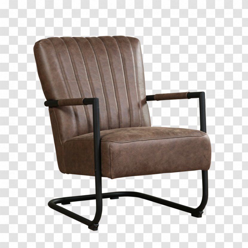Fauteuil Chair Leather Industry Wood - Bar Stool Transparent PNG