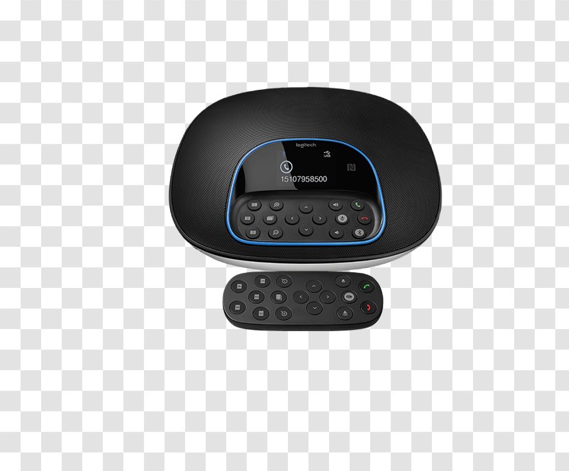 Logitech 960-001054 Group Hd Video And Audio Conferencing System Webcam Videotelephony - Technology - Skype Wireless Headset Transparent PNG