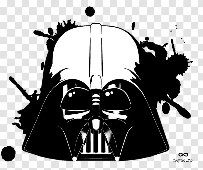 Anakin Skywalker Wall Decal Star Wars - Monochrome Photography Transparent PNG