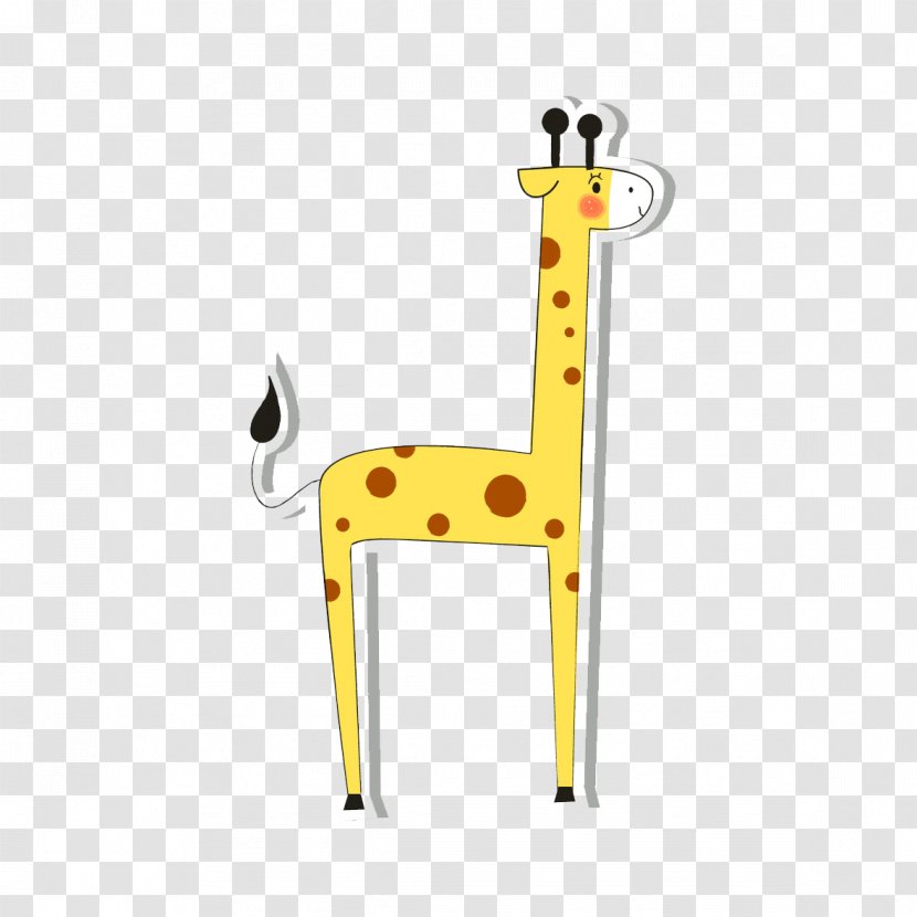 Cartoon Northern Giraffe Uc774ub9bcuc720uce58uc6d0 Transparent PNG