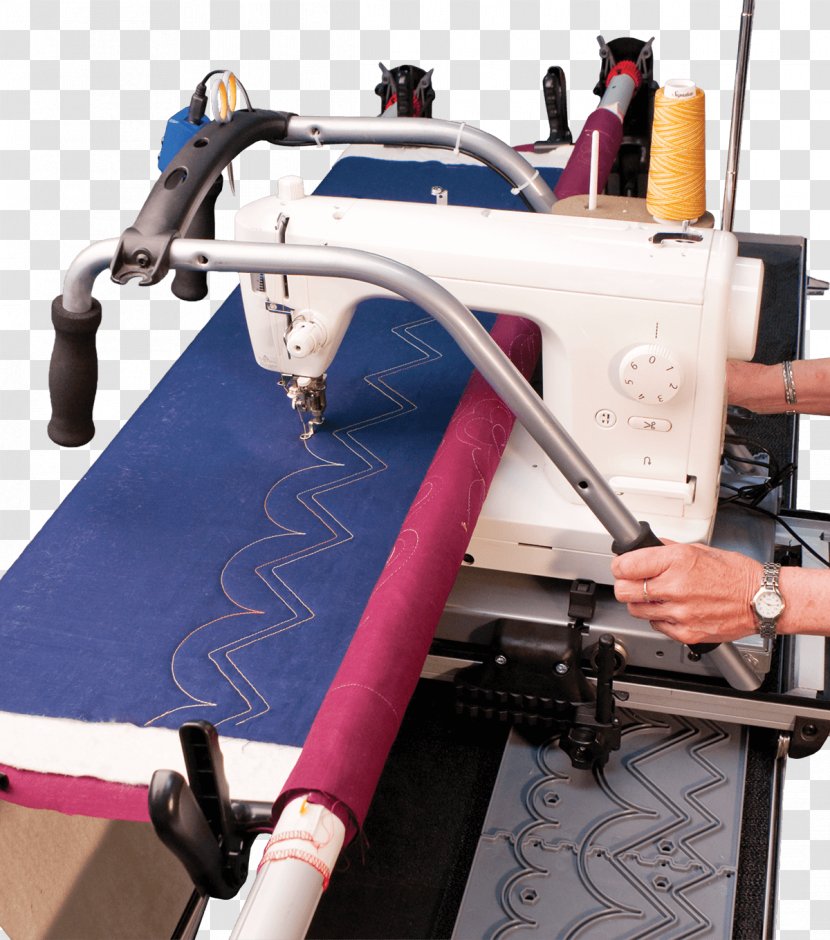 Sewing Machines Machine Quilting Longarm Patchwork - Machinery Border Transparent PNG