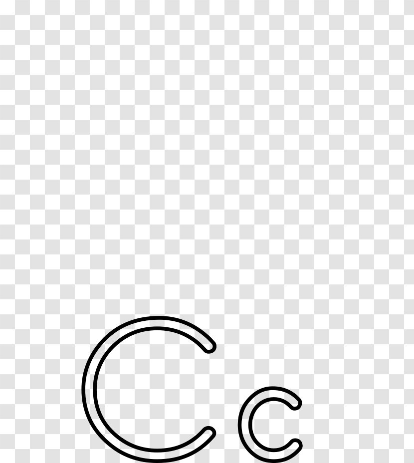 Line Art Drawing Clip - Symbol - C Transparent PNG