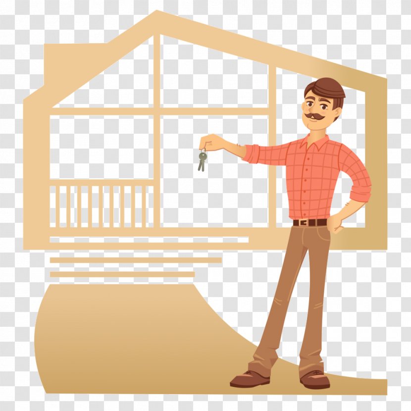 Vector Graphics Drawing Stock Photography Architect Construction - Standing Transparent PNG