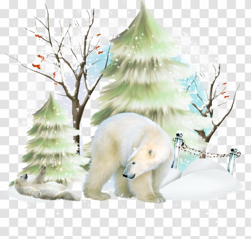 Poetry If(we) - Watercolor - Cartoon Polar Bear Transparent PNG