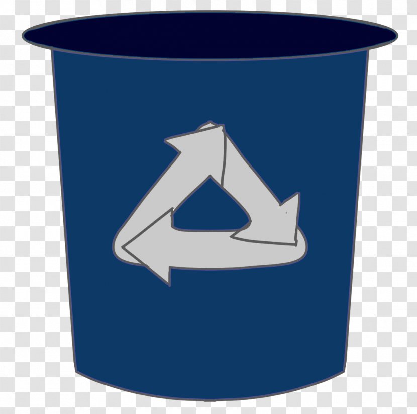 Mug Cobalt Blue Cup - Recycle Bin Transparent PNG