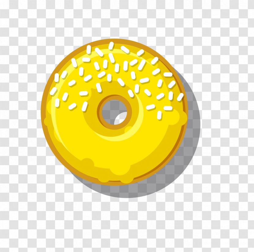 Donuts Cafe Coffee Yellow Clip Art - Donut Transparent PNG