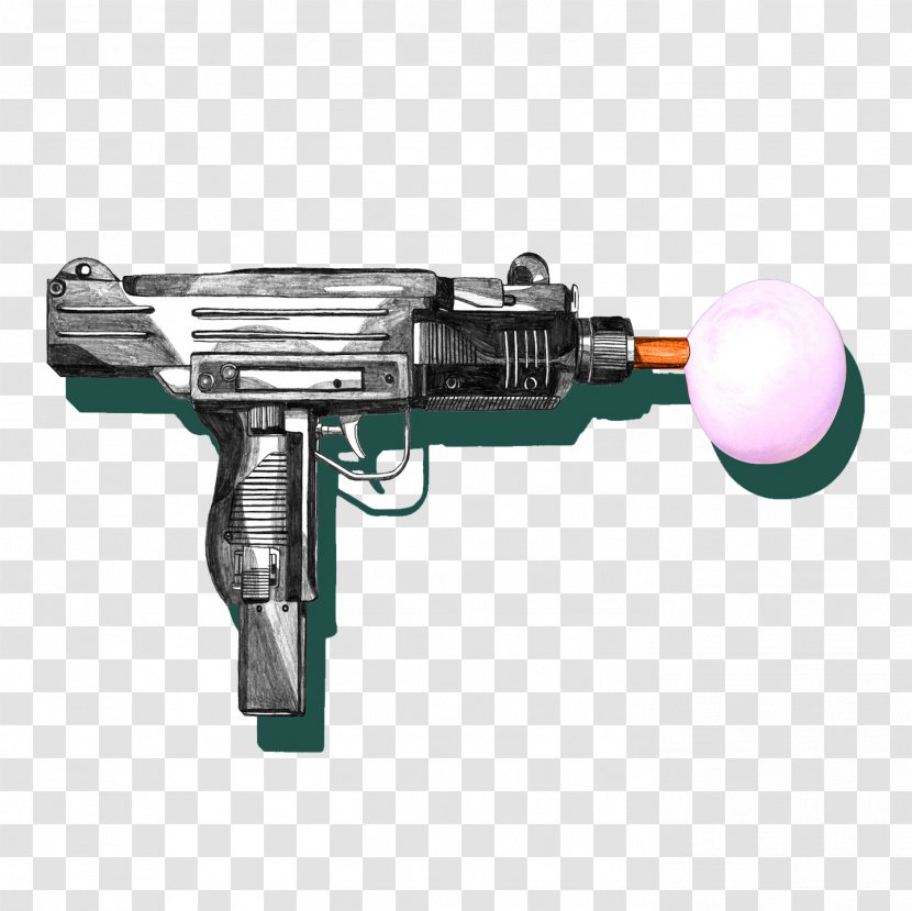 Air Gun Weapon Firearm Machine - Young Transparent PNG