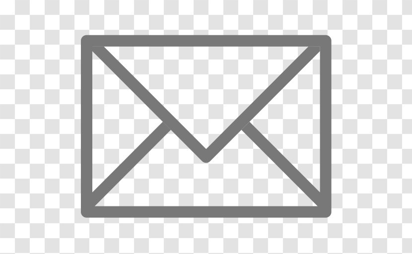Email - Monochrome - Area Transparent PNG