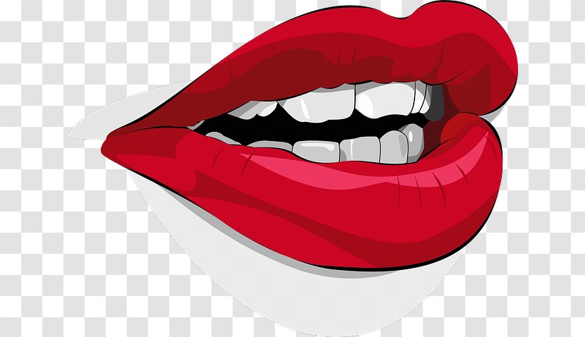Mouth Lip Clip Art - Heart - Speaking HD Transparent PNG