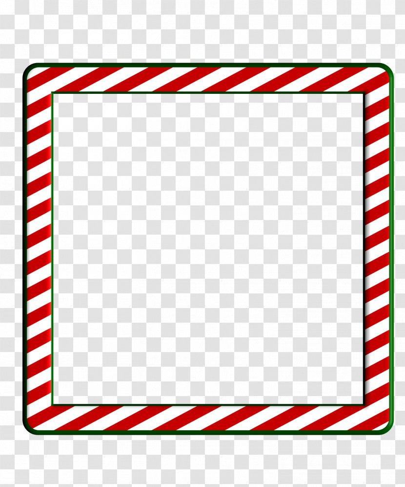 Picture Frames Christmas Santa Claus Rudolph Clip Art - Color - Square Frame Transparent PNG