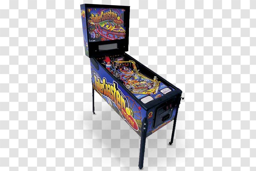 Pinball RollerCoaster Tycoon Arcade Game Stern Electronics, Inc. Amusement - Technology - Roller Coaster Transparent PNG