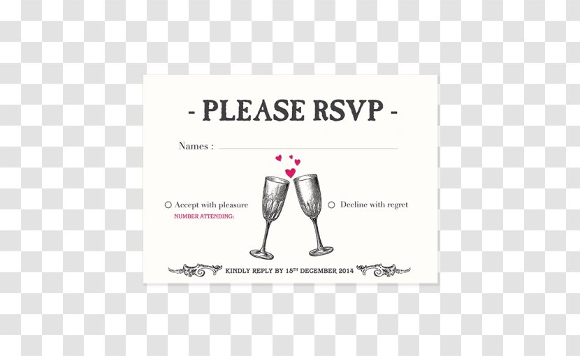 Wine Glass Material Domestic Violence Font - Save The Date Wedding Invitation Transparent PNG