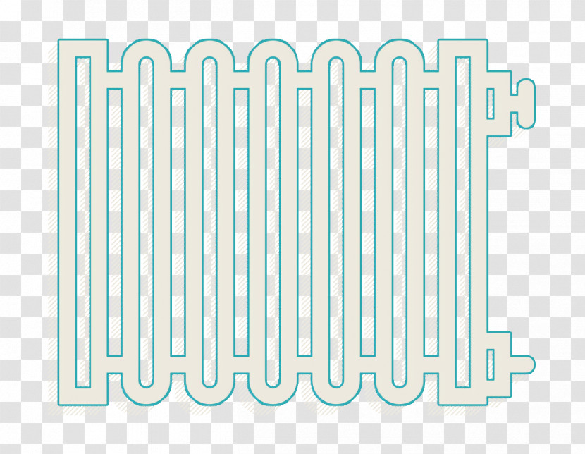 Household Set Icon Radiator Icon Heat Icon Transparent PNG