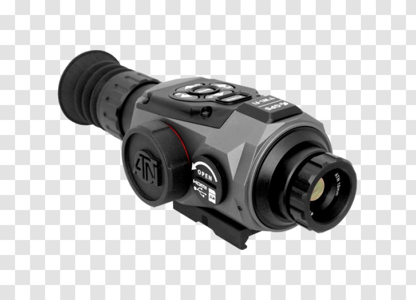 Thermal Weapon Sight Telescopic American Technologies Network Corporation High-definition Video Night Vision - Display Resolution - 8 Mars Transparent PNG