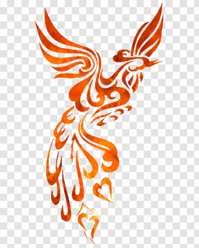 Phoenix Tattoo Mythology Legendary Creature Symbol - Art Transparent PNG