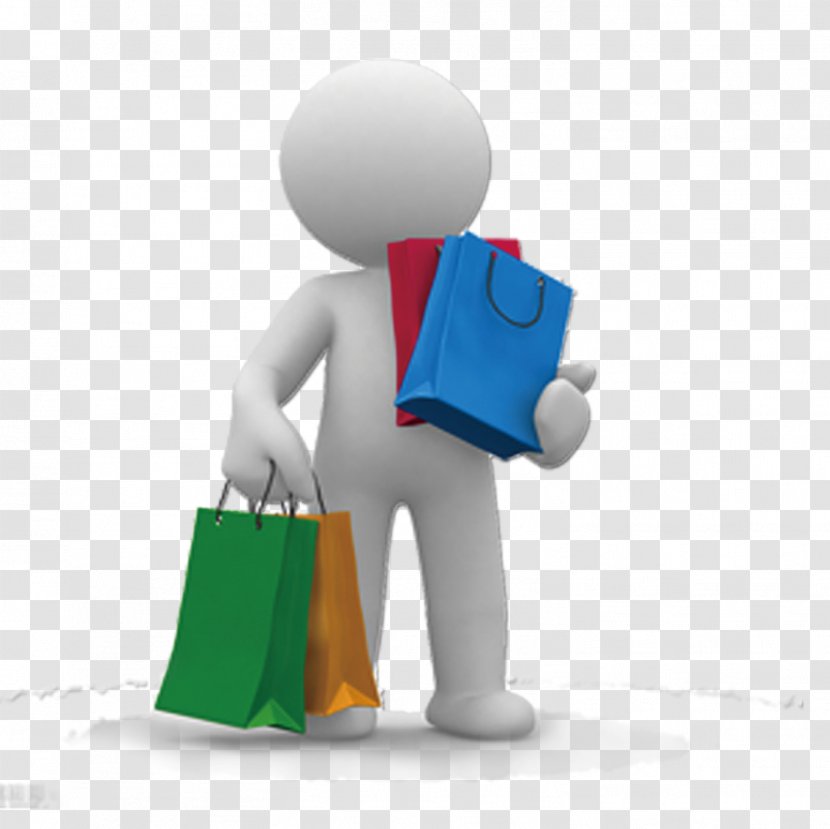 Shopping Stock Illustration Photography 3D Computer Graphics Clip Art - E Commerce - Holding The Business Bags Of Small Transparent PNG
