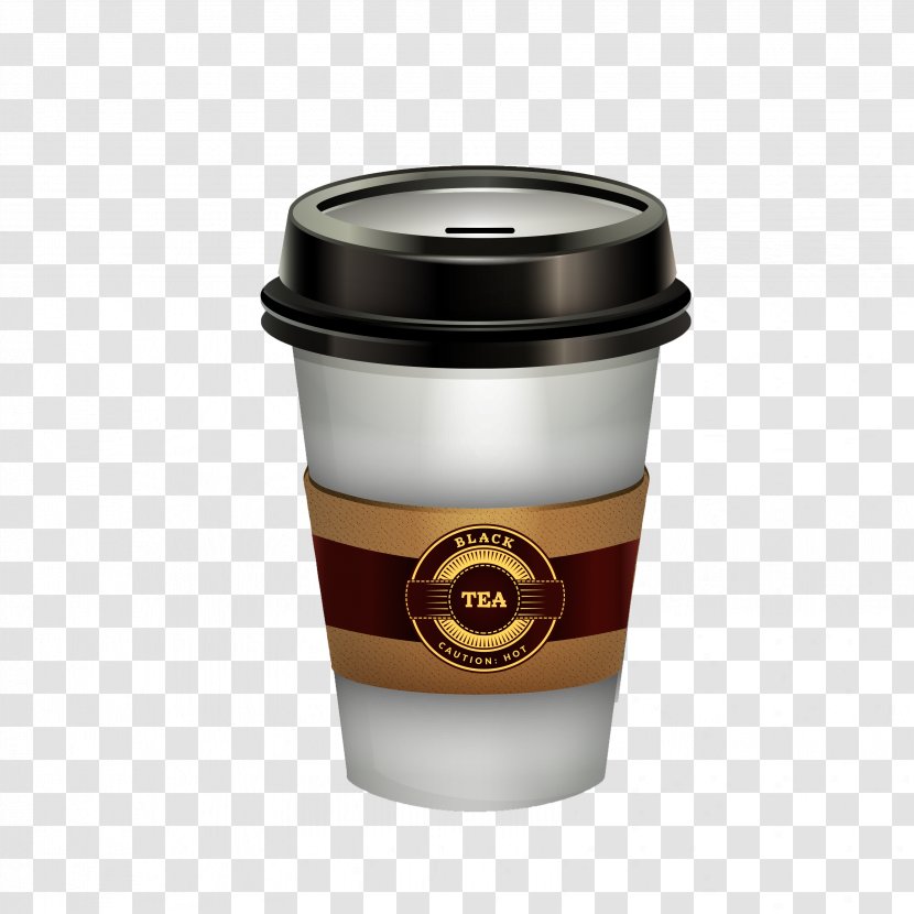 Coffee Cup Tea Take-out Cafe - Caffeine - Floating Mug Transparent PNG