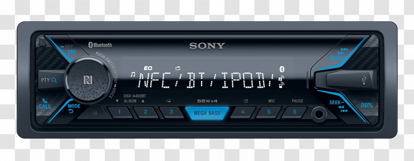 Vehicle Audio Head Unit Sony Digital Media Player Radio Receiver - CD Transparent PNG