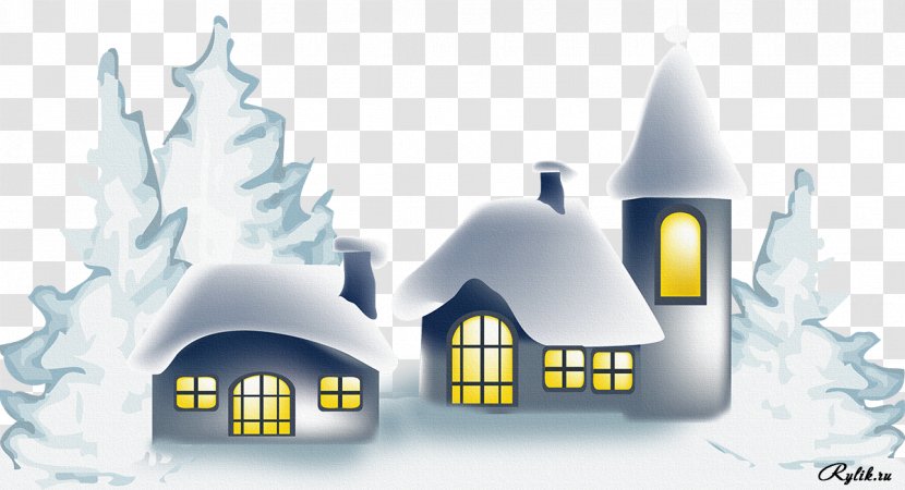 Winter Object - House - Building Transparent PNG