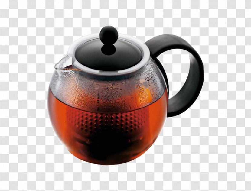 Teapot Coffee Infuser Bodum Assam Tea Press - Strainers Transparent PNG