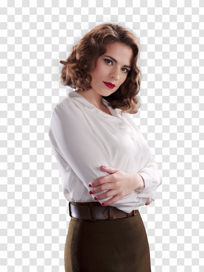Hayley Atwell Peggy Carter Agent San Diego Comic-Con Dottie Underwood - Silhouette Transparent PNG