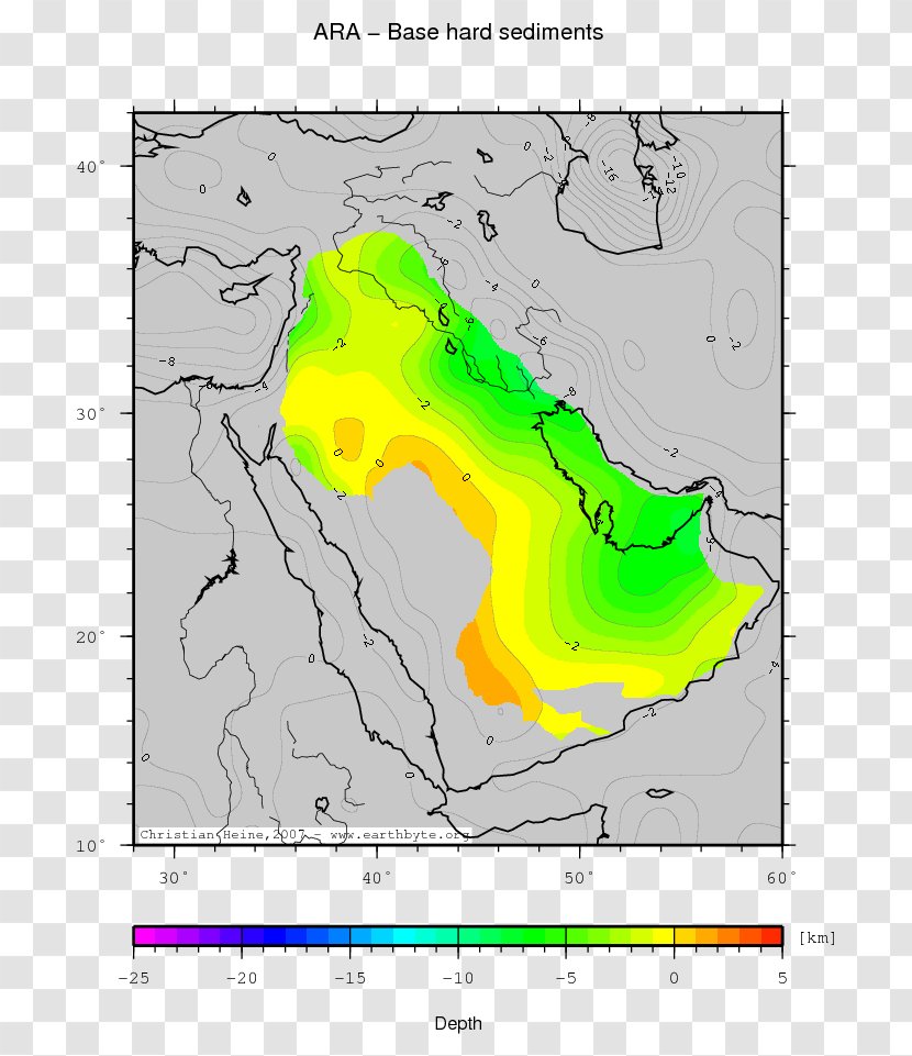 Map Line Ecoregion Angle Organism - Diagram - Arabian Peninsula Transparent PNG