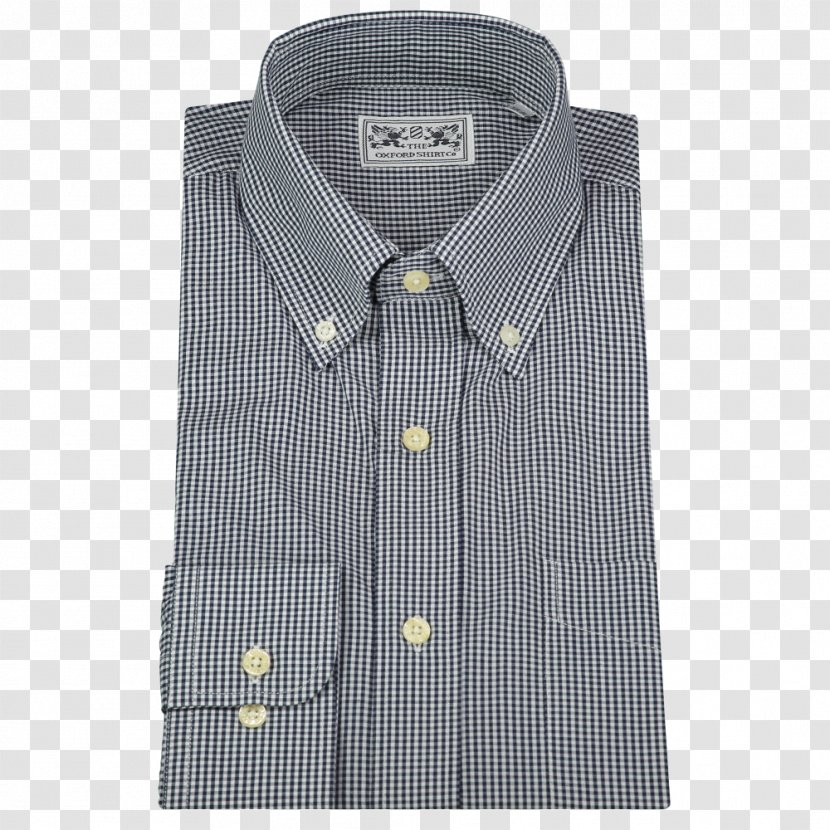 Dress Shirt Collar Plaid Button Sleeve Transparent PNG