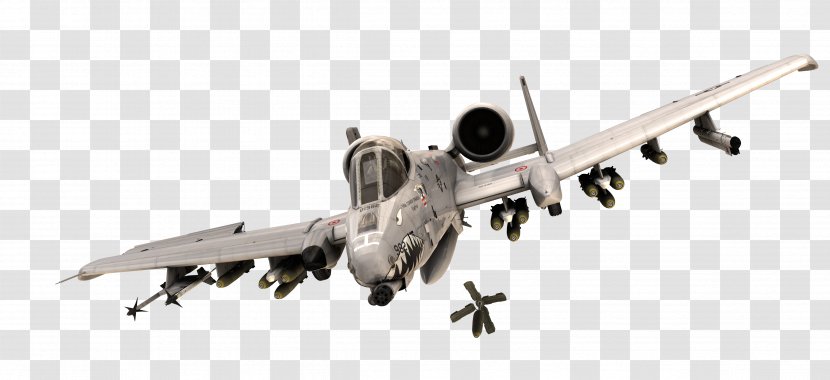 Fairchild Republic A-10 Thunderbolt II Airplane Aircraft General Dynamics F-16 Fighting Falcon P-47 - Aviation - Photos Transparent PNG