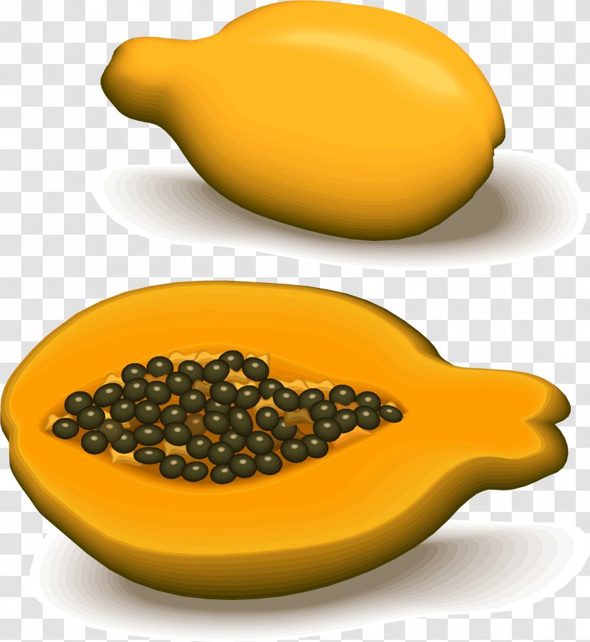 Clip Art Papaya Illustration Vector Graphics - Corn Kernels Transparent PNG