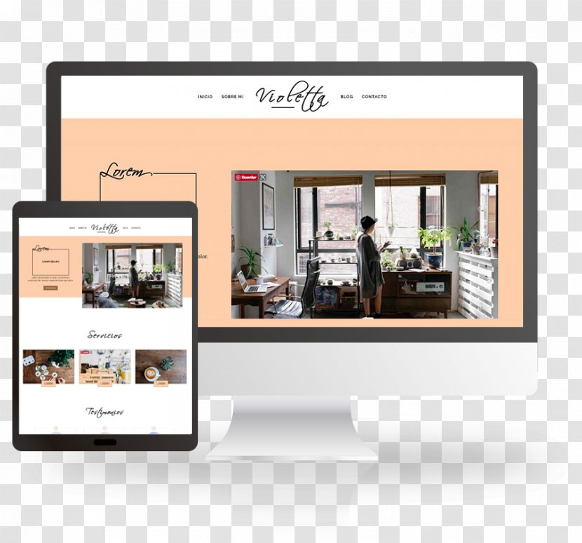 Template WordPress HTML - Brand - Ordenador Transparent PNG