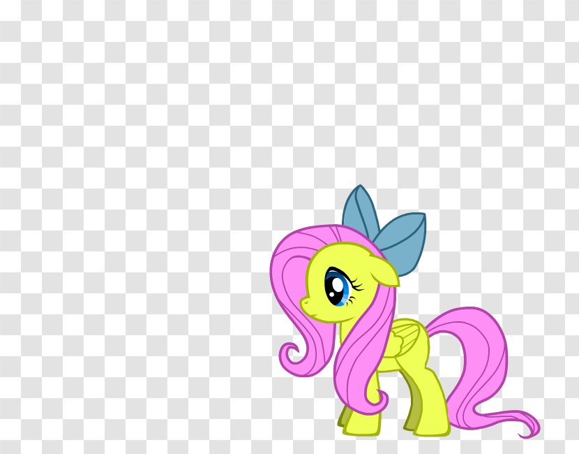Pony Fluttershy Horse Winged Unicorn Equestria - Frame Transparent PNG