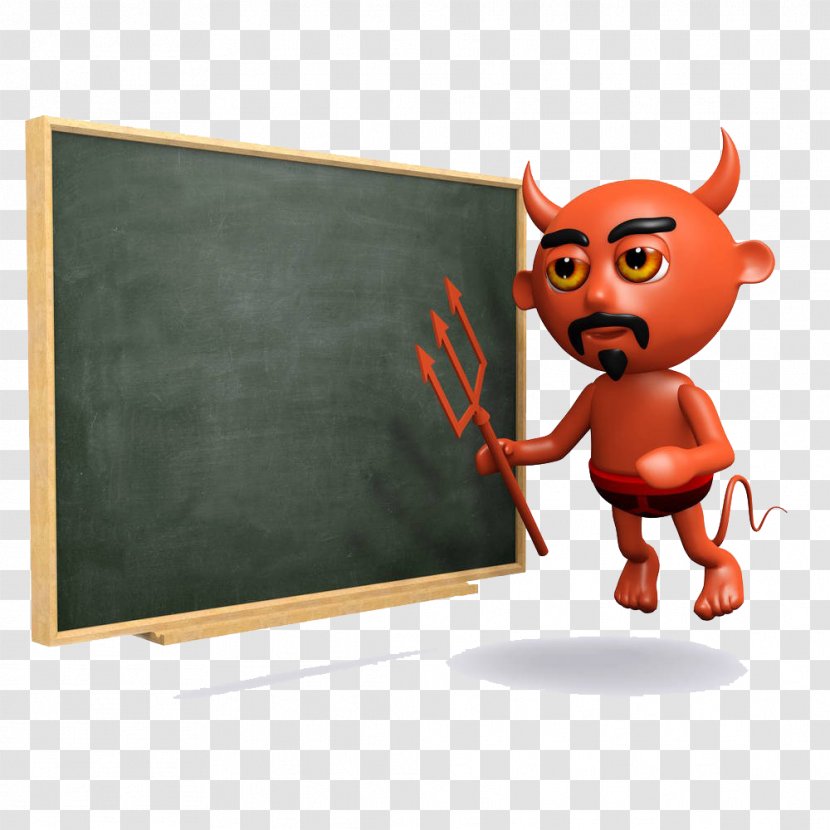 Devil Teacher 3D Computer Graphics Illustration - Mammal - Red Bull Lectures Transparent PNG