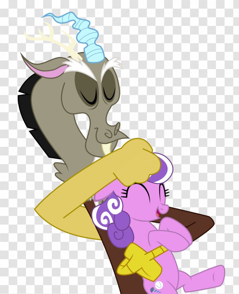 Fluttershy Screwball Discord Rarity - Watercolor - Cartoon Transparent PNG