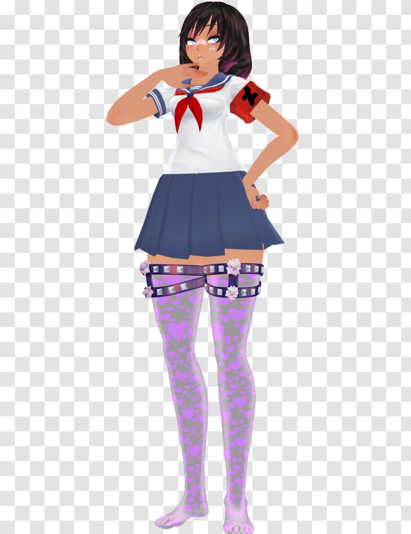 Yandere Simulator Love Character Art - Flower - SHIFU SHE YAN JUN Transparent PNG