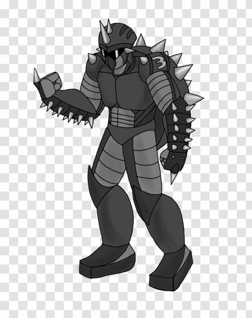 Different Flo 19 June Gladiolus Mecha Knight - Black And White - 3 Legged Race Transparent PNG