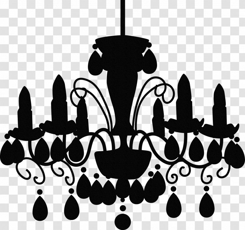 Light Chandelier Silhouette Clip Art - Poster Transparent PNG