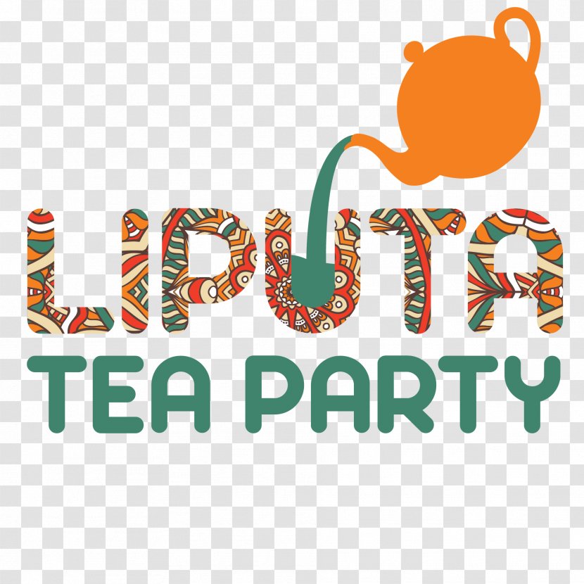 Logo Illustration Clip Art Brand Font - Text - Tea Party Transparent PNG