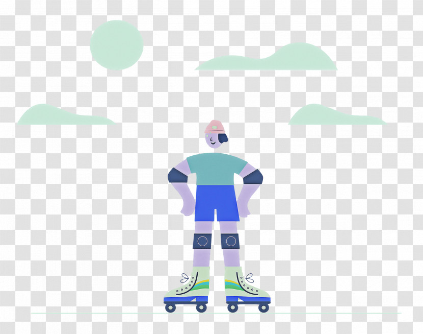 Roller Skating Sports Outdoor Transparent PNG