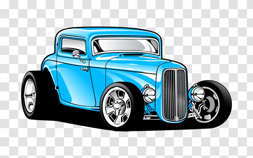 1932 Ford Car Hot Rod Clip Art - Vintage Transparent PNG