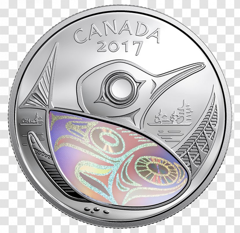 Canada Silver Coin Royal Canadian Mint - Holography - Coins Transparent PNG