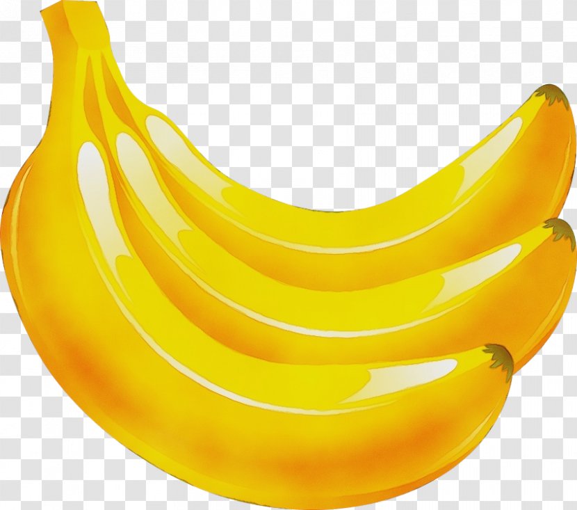 Banana Family Yellow Fruit Plant - Bowl Cooking Plantain Transparent PNG