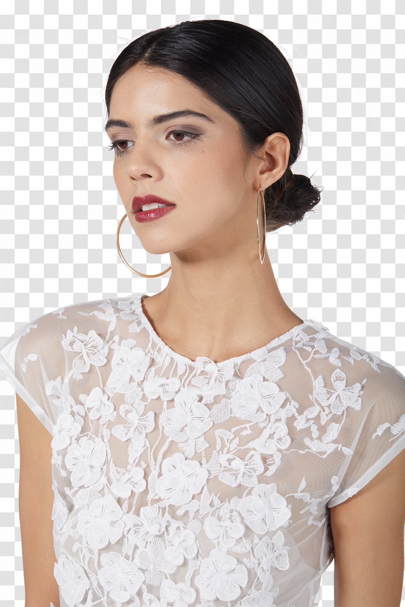 Bride Shoulder Wedding Lace Silk - Blouse - Sheer Transparent PNG