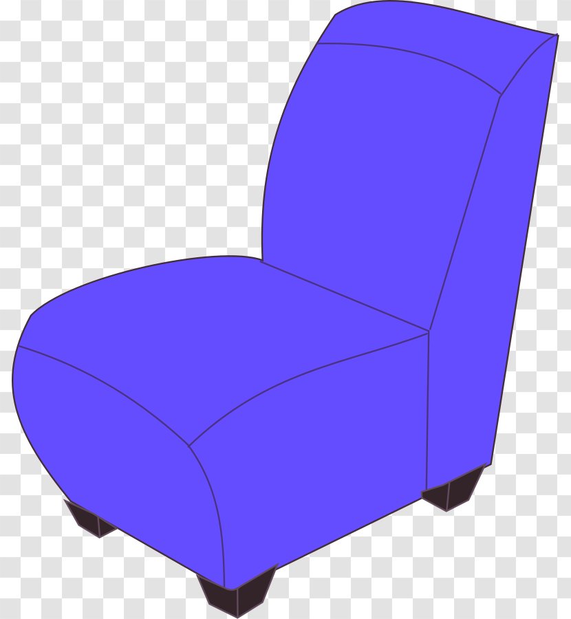Table Chair Blue Clip Art - Deckchair - Beach Clipart Transparent PNG