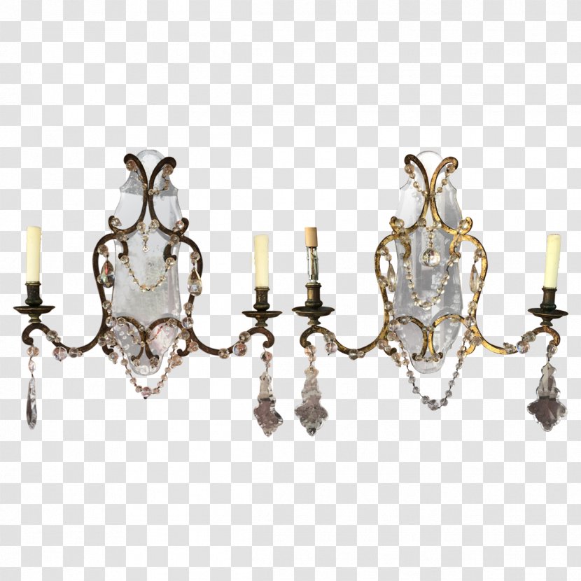 Sconce Chandelier Rococo Light Fixture - Murano Transparent PNG
