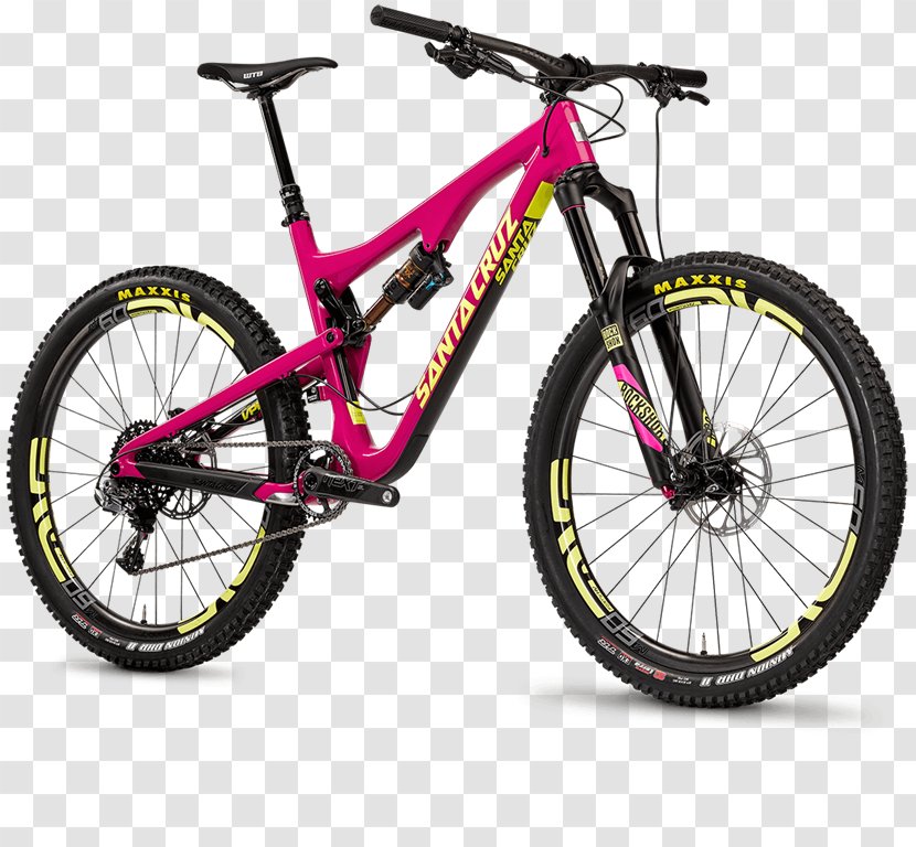 Santa Cruz Bicycles Cycling RockShox Bicycle Shop - Wheel - Pink Transparent PNG