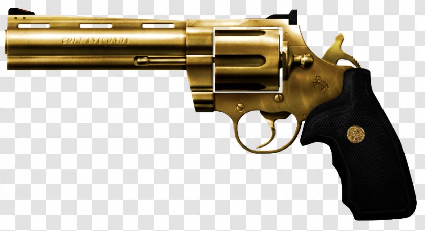 Weapon Gold Gun Firearm Pistol - Accessory Transparent PNG