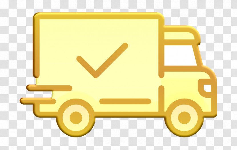 Shipped Icon Truck Icon Ecommerce Icon Transparent PNG