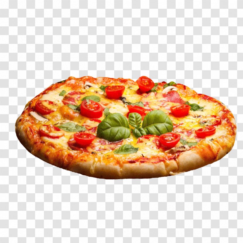 Pizza Margherita Fast Food Garlic Bread - Dipping Sauce - PIZZA SLICE Transparent PNG
